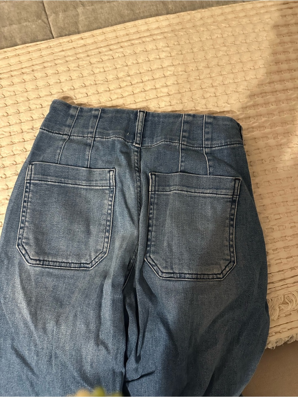 Anthropologie Colette Crop High-Rise Wide-Leg Jeans by Maeve - Picture 7 of 7